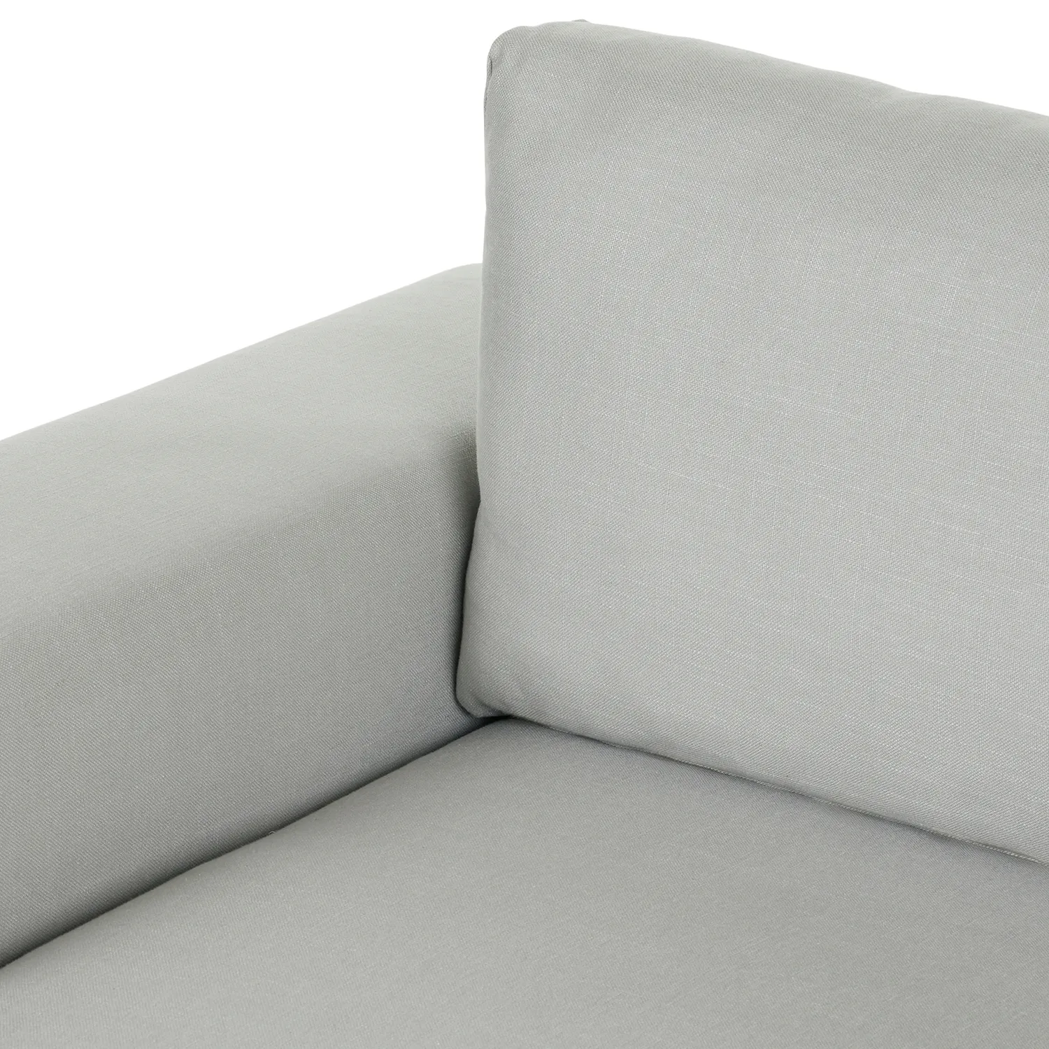 Beta 133.5_ Left Modular Sectional - Welsh Gray - Image 8