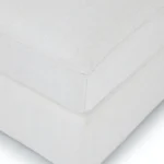 Beta 133.5_ Modular Corner Sectional - Quartz White