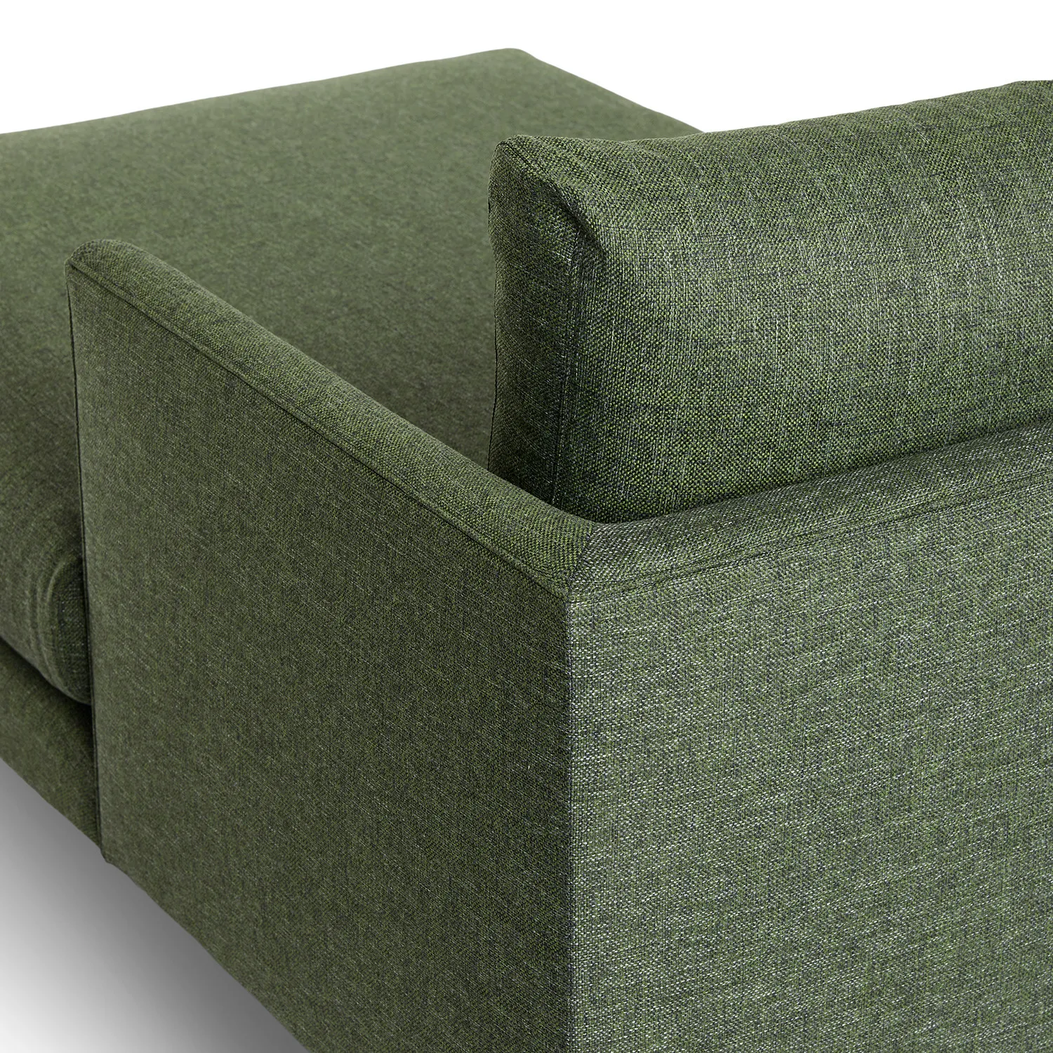 Burrard 112_ Right Sectional - Forest Green - Image 8