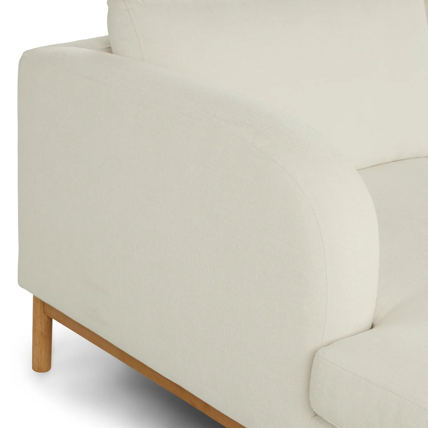 Kinso 115_ Left Sectional - Buckler Ivory - Image 8