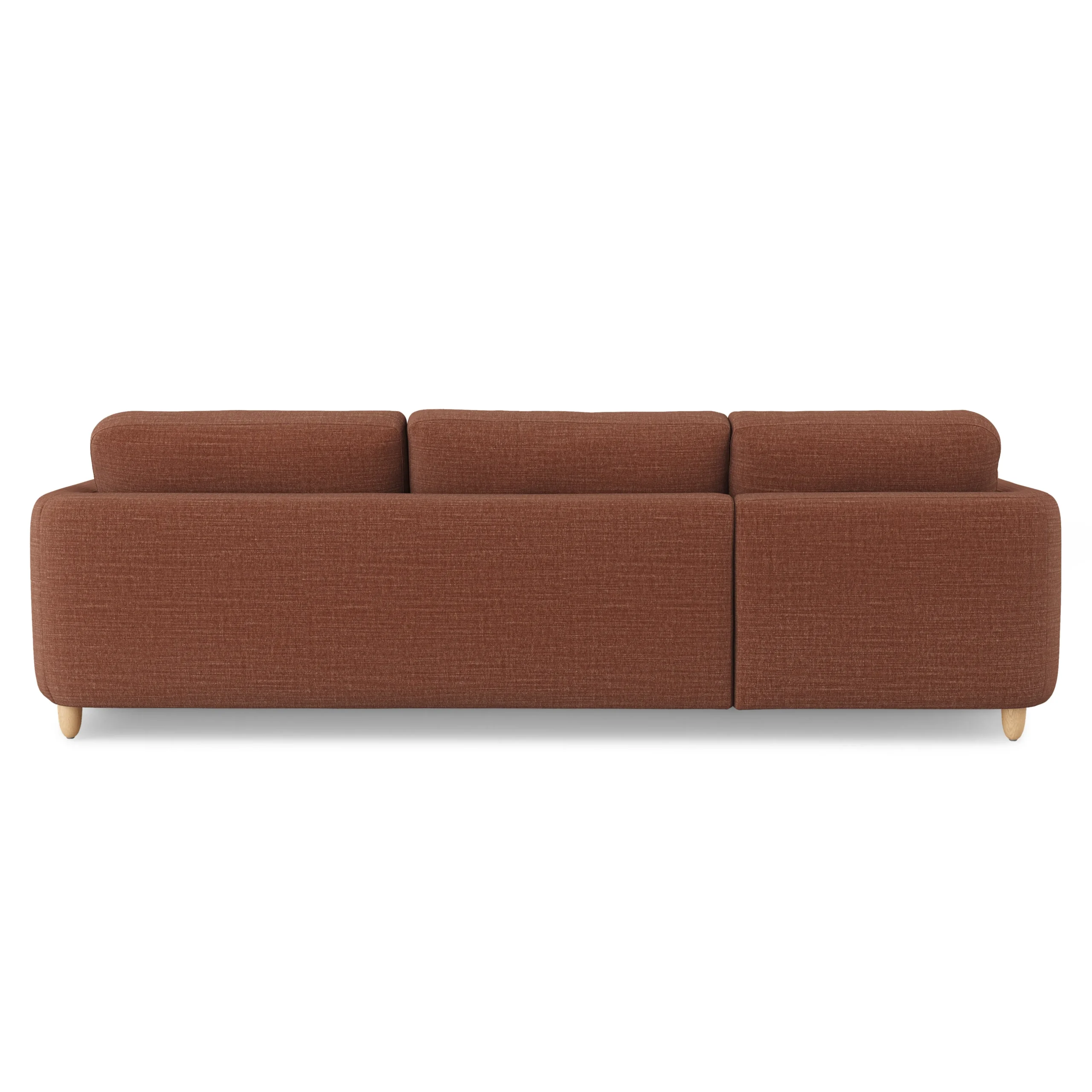 Vati 114_ Left Storage Sleeper Sectional - Natural Oak and Napa Rust - Image 8
