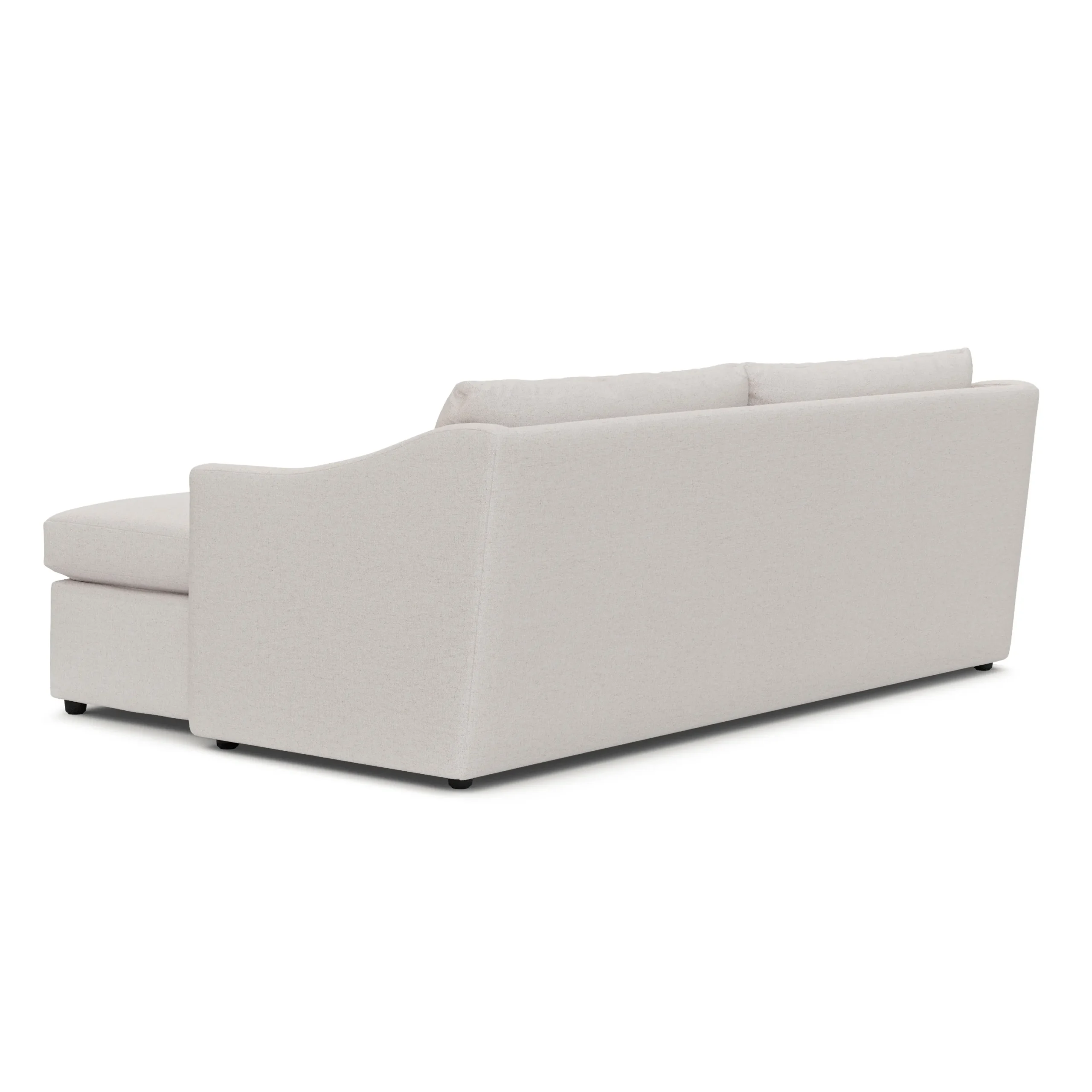 Landry 84.5_ Reversible Storage Sectional - Napa White - Image 8