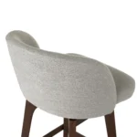 Alta Swivel Counter Stool - Walnut and Camellia Gray