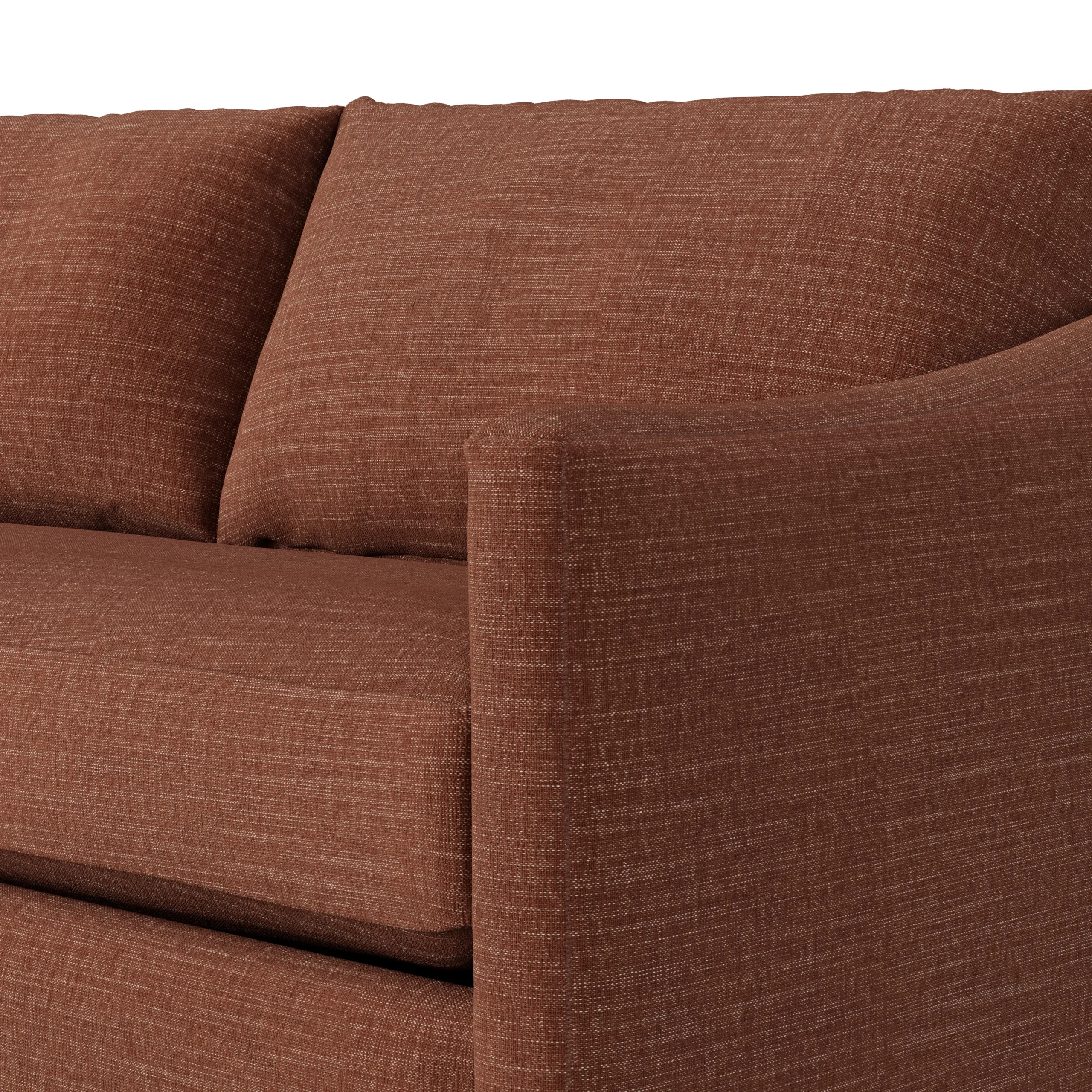 Landry 91_ Corner Sectional - Napa Rust - Image 8
