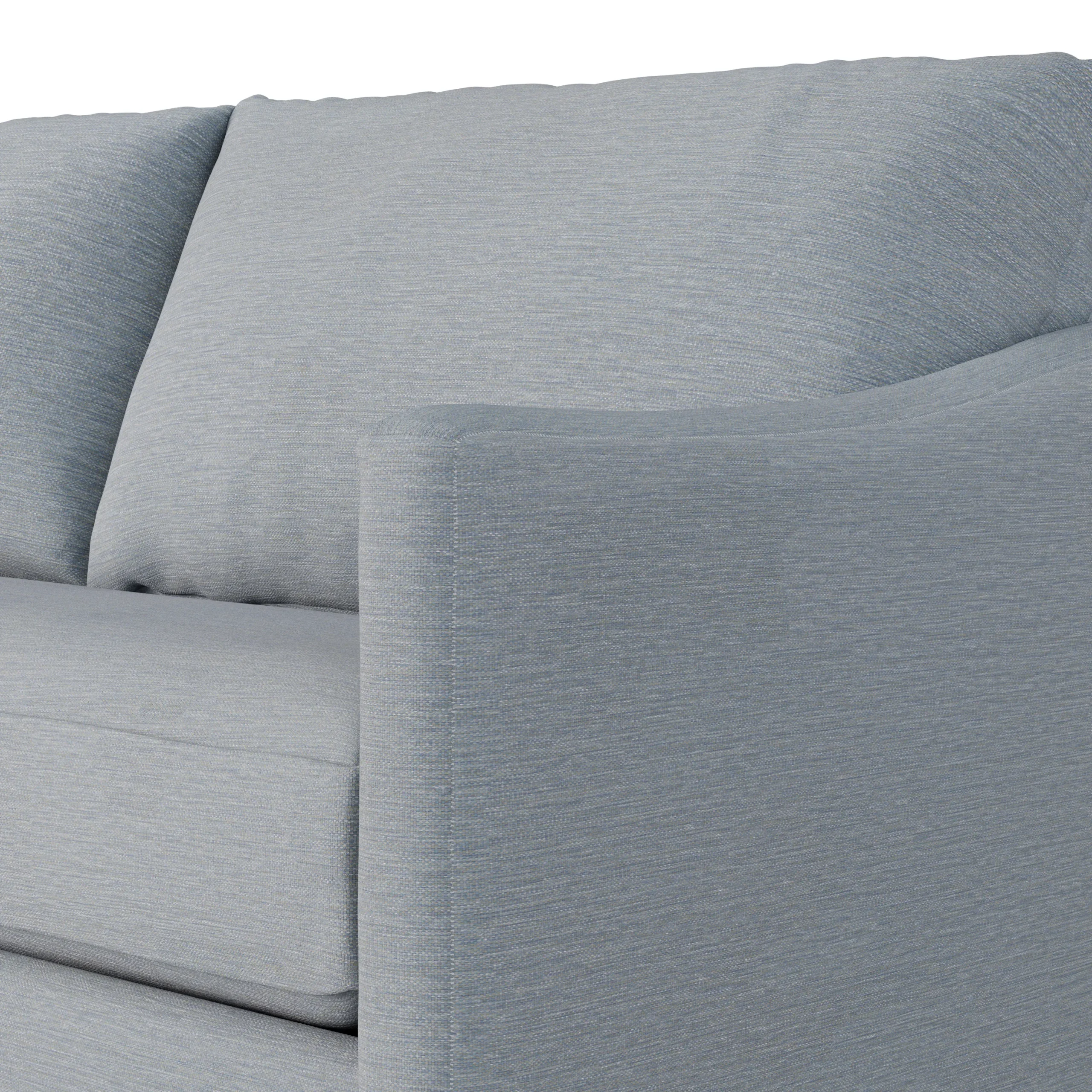 Landry 91_ Corner Sectional - Silver Light Blue - Image 8