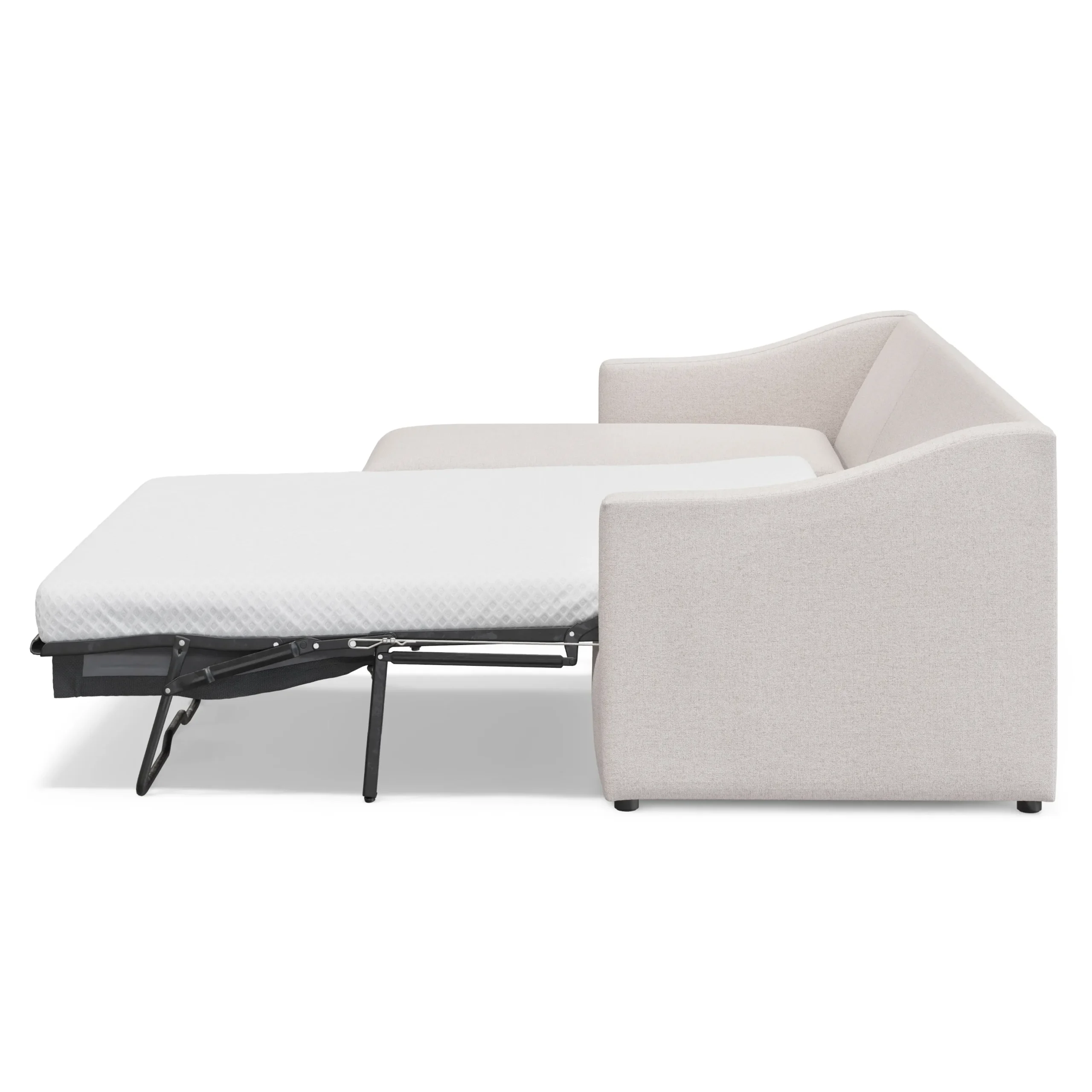 Landry 109_ Left Storage Sleeper Sectional - Napa White - Image 8