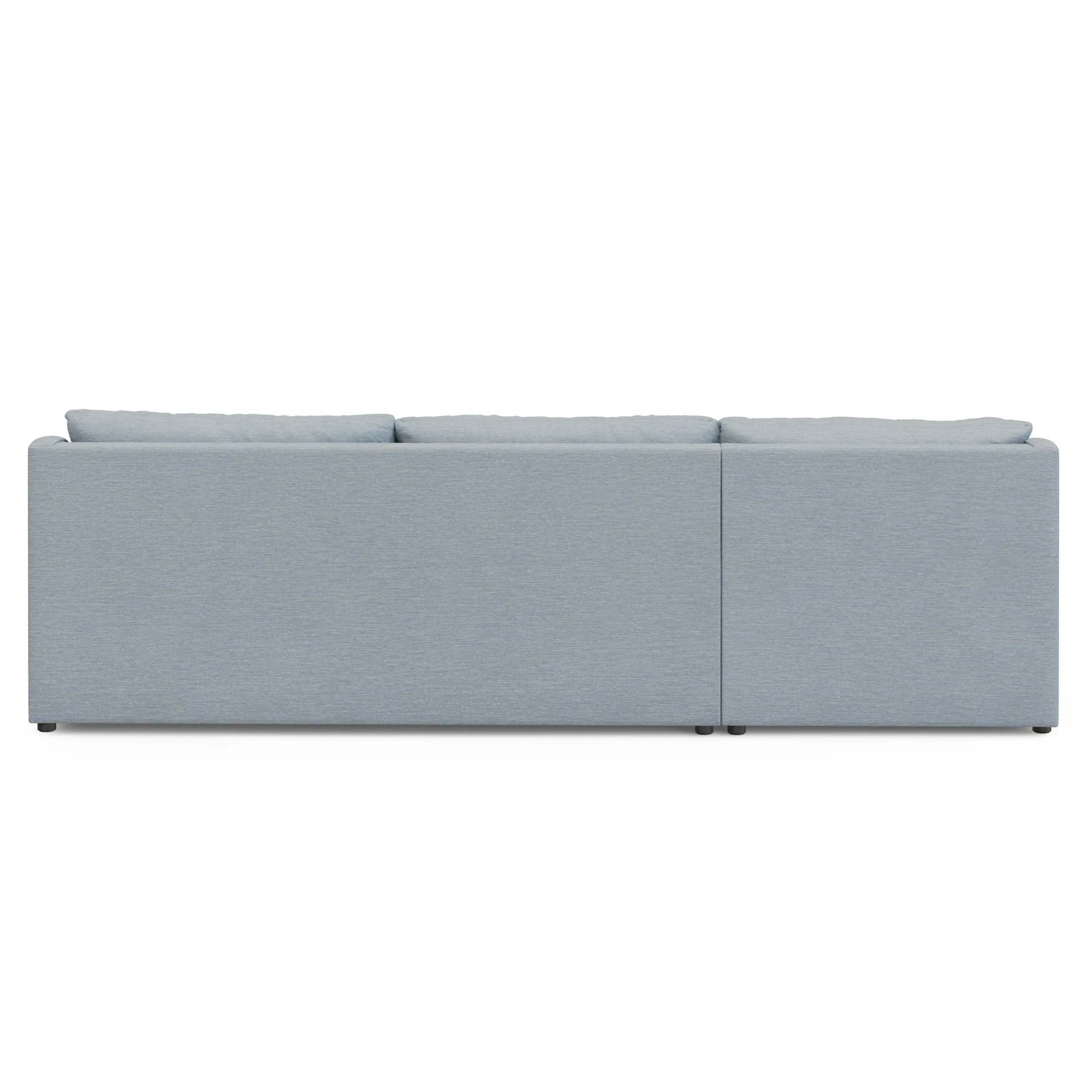 Landry 109_ Left Storage Sleeper Sectional - Silver Light Blue - Image 8