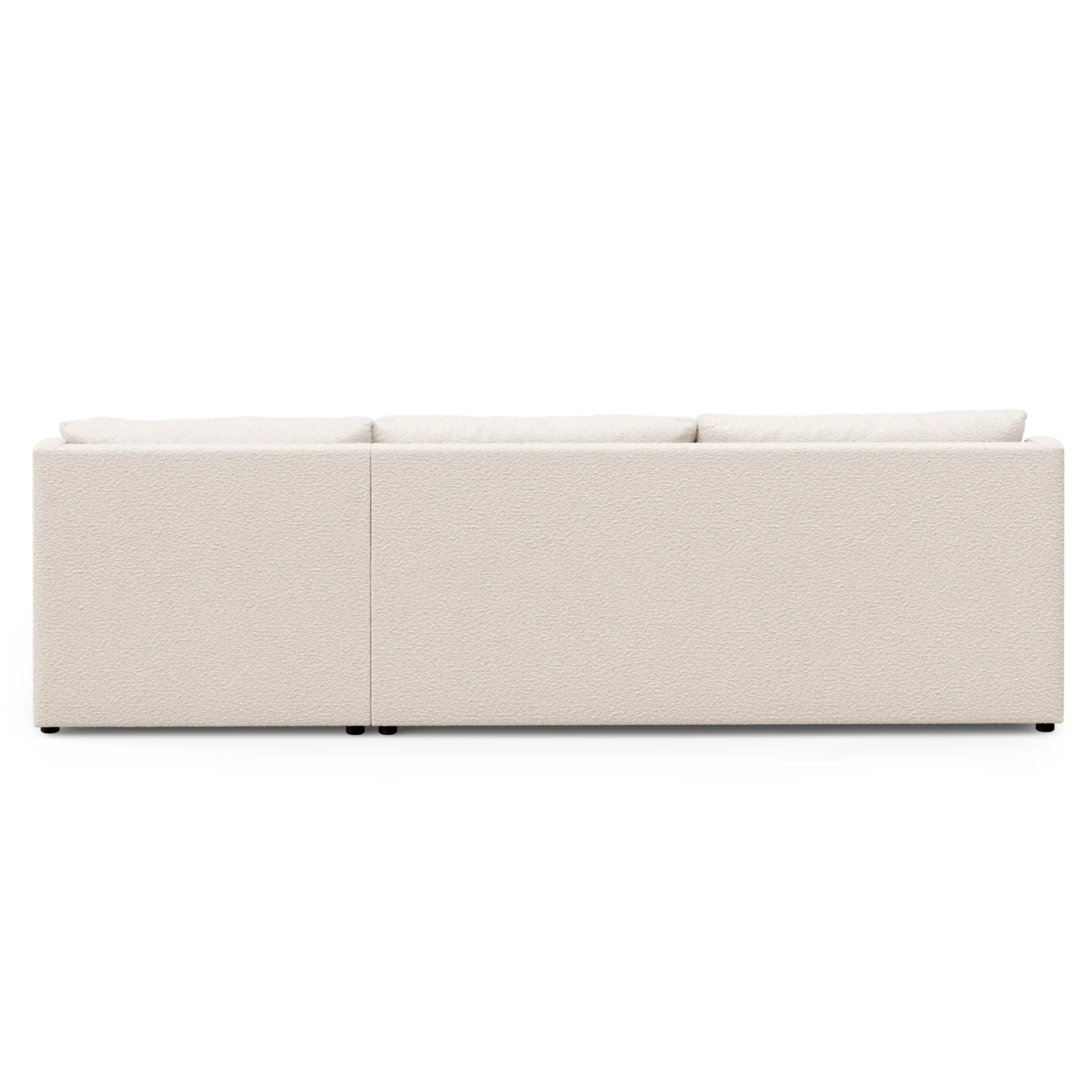 Landry 109_ Right Storage Sleeper Sectional - Ivory Wool Bouclé - Image 8