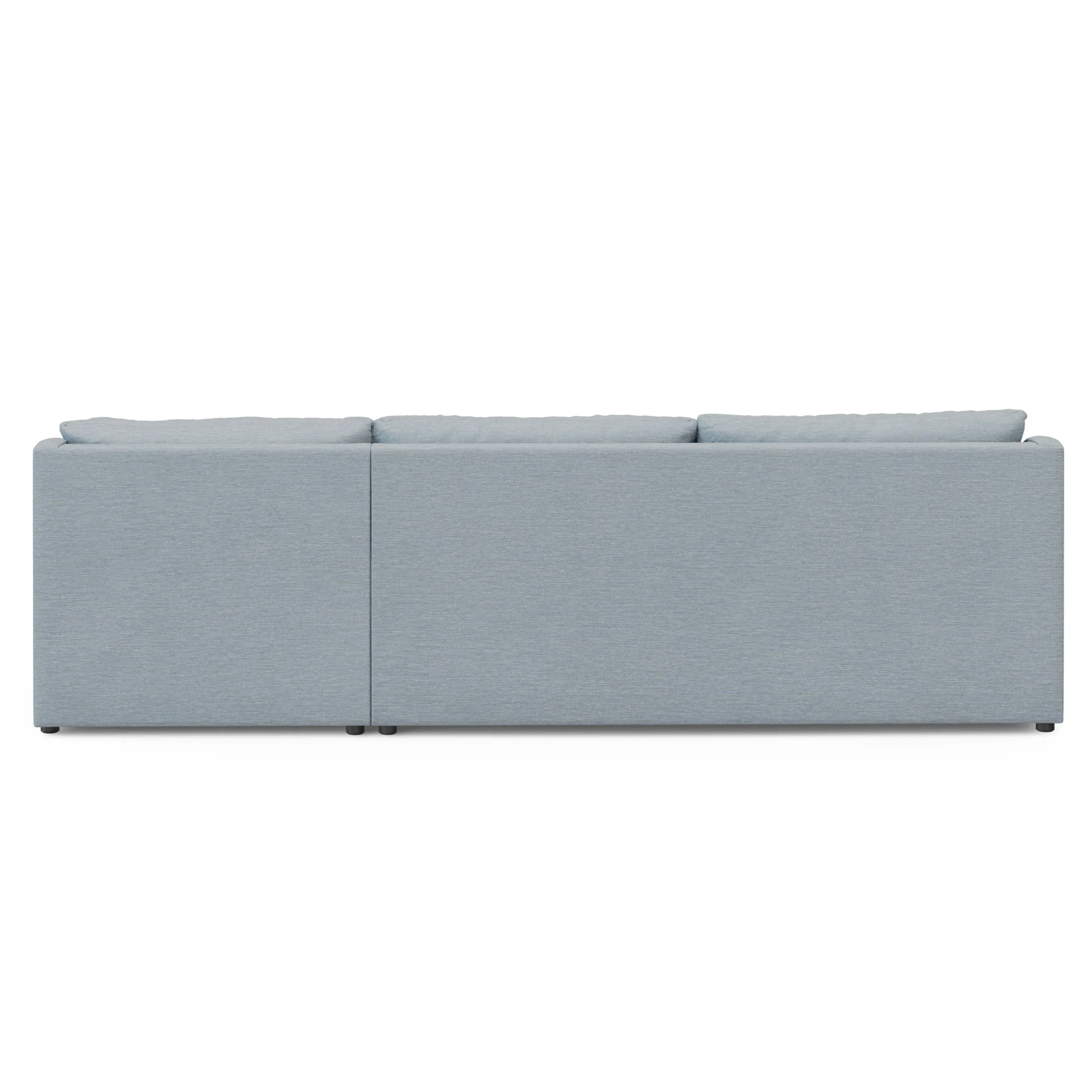 Landry 109_ Right Storage Sleeper Sectional - Silver Light Blue - Image 8
