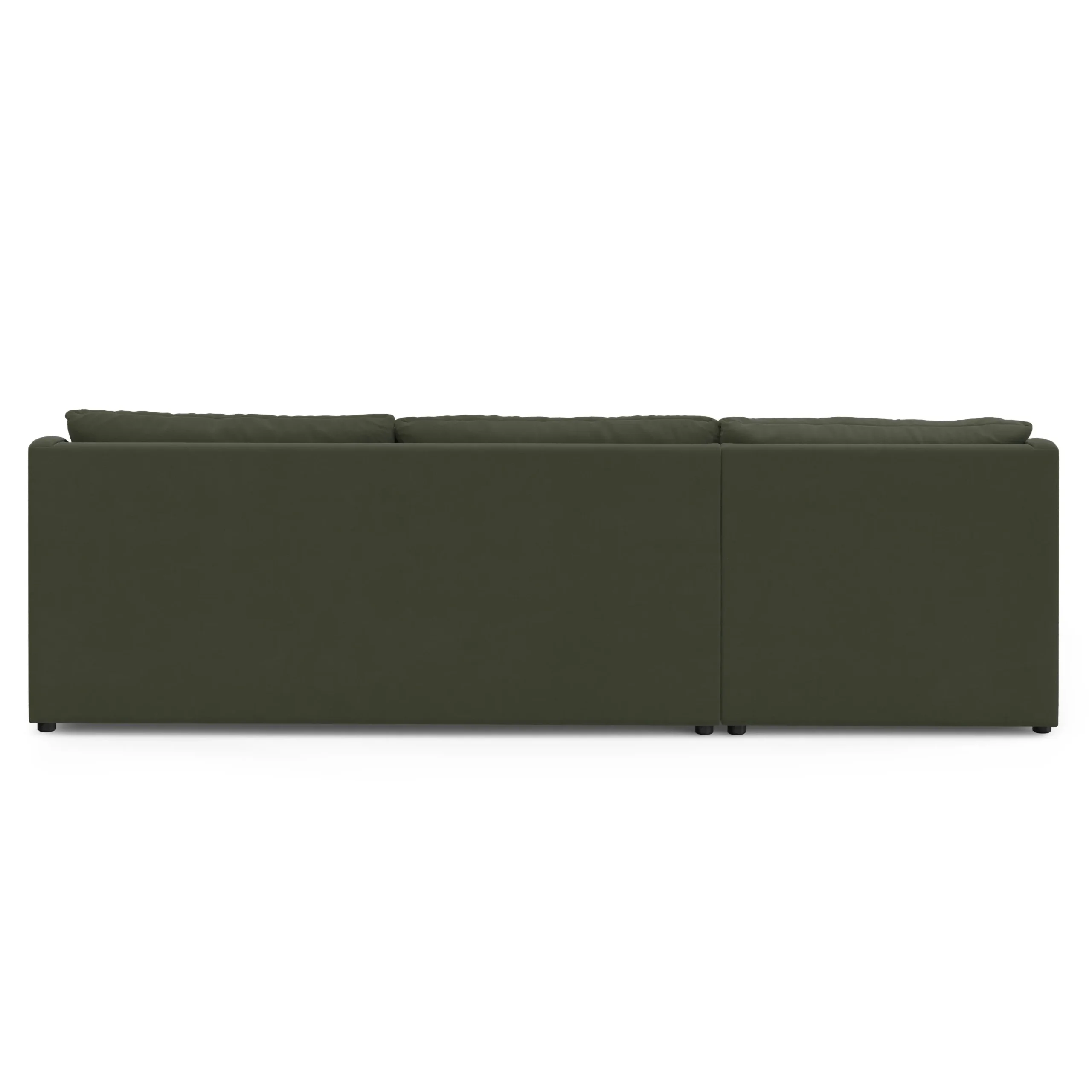 Landry 109_ Velvet Left Storage Sleeper Sectional - Hale Fir Green - Image 8