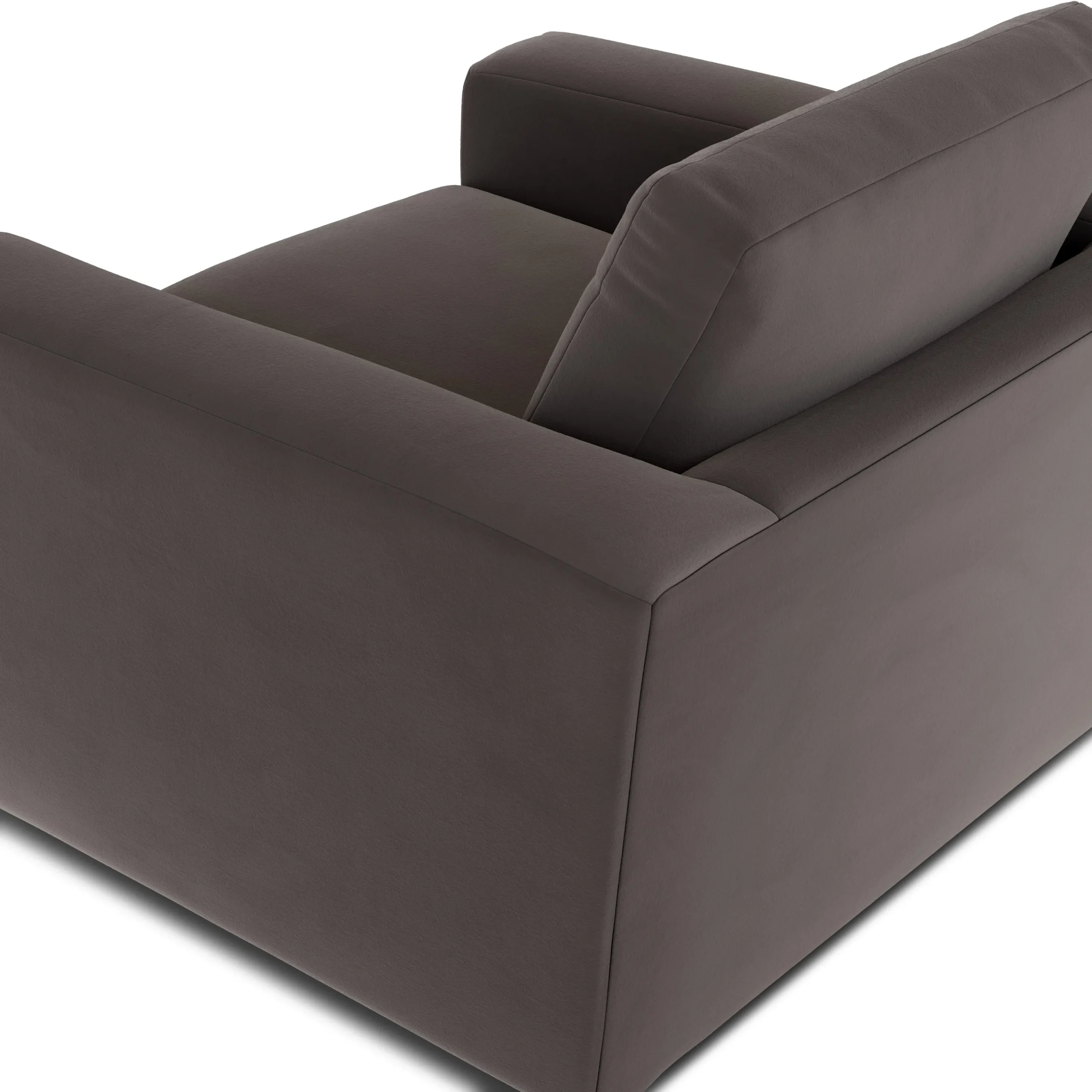 Riley 42_ Grand Velvet Swivel Chair - Hale Warm Gray - Image 10