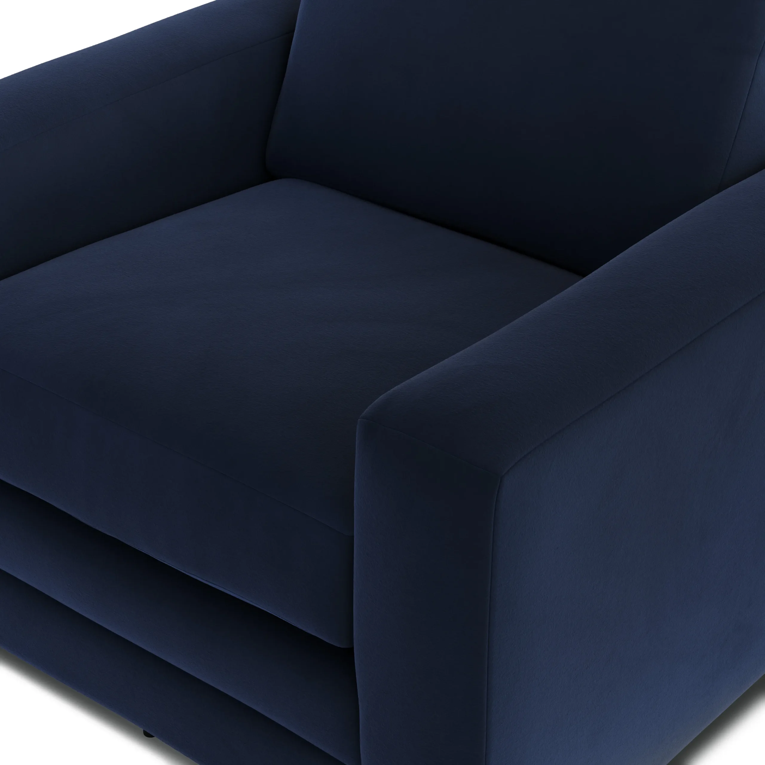Riley 42_ Grand Velvet Swivel Chair - Hale Ink - Image 9