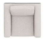 Riley 42_ Grand Swivel Chair - Napa White
