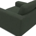 Riley 42_ Grand Swivel Chair - Green Wool Bouclé