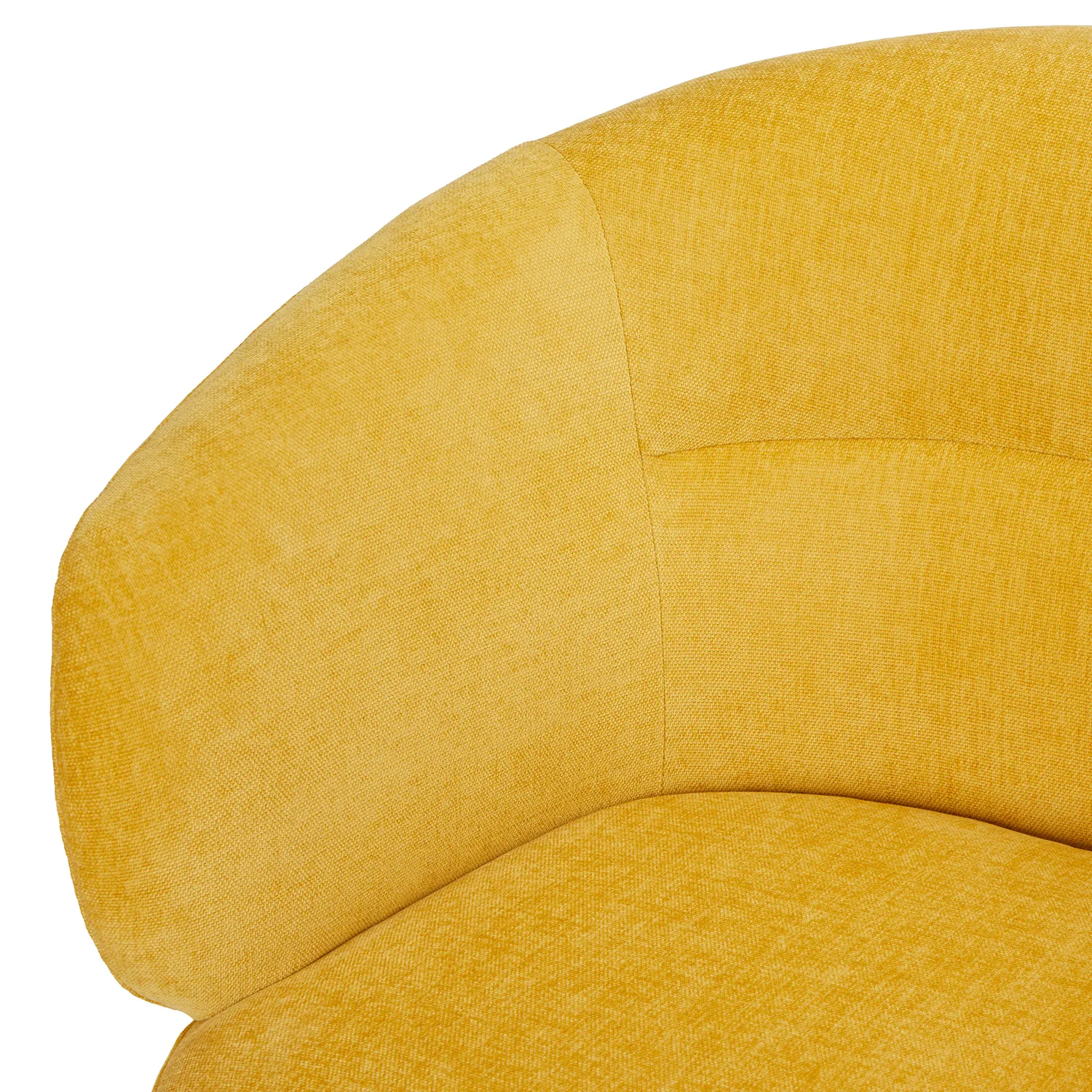 Makeva 31_ Swivel Lounge Chair - Marigold Yellow - Image 12