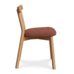 Ulka Dining Chair - White Oak and Ratine Oxide