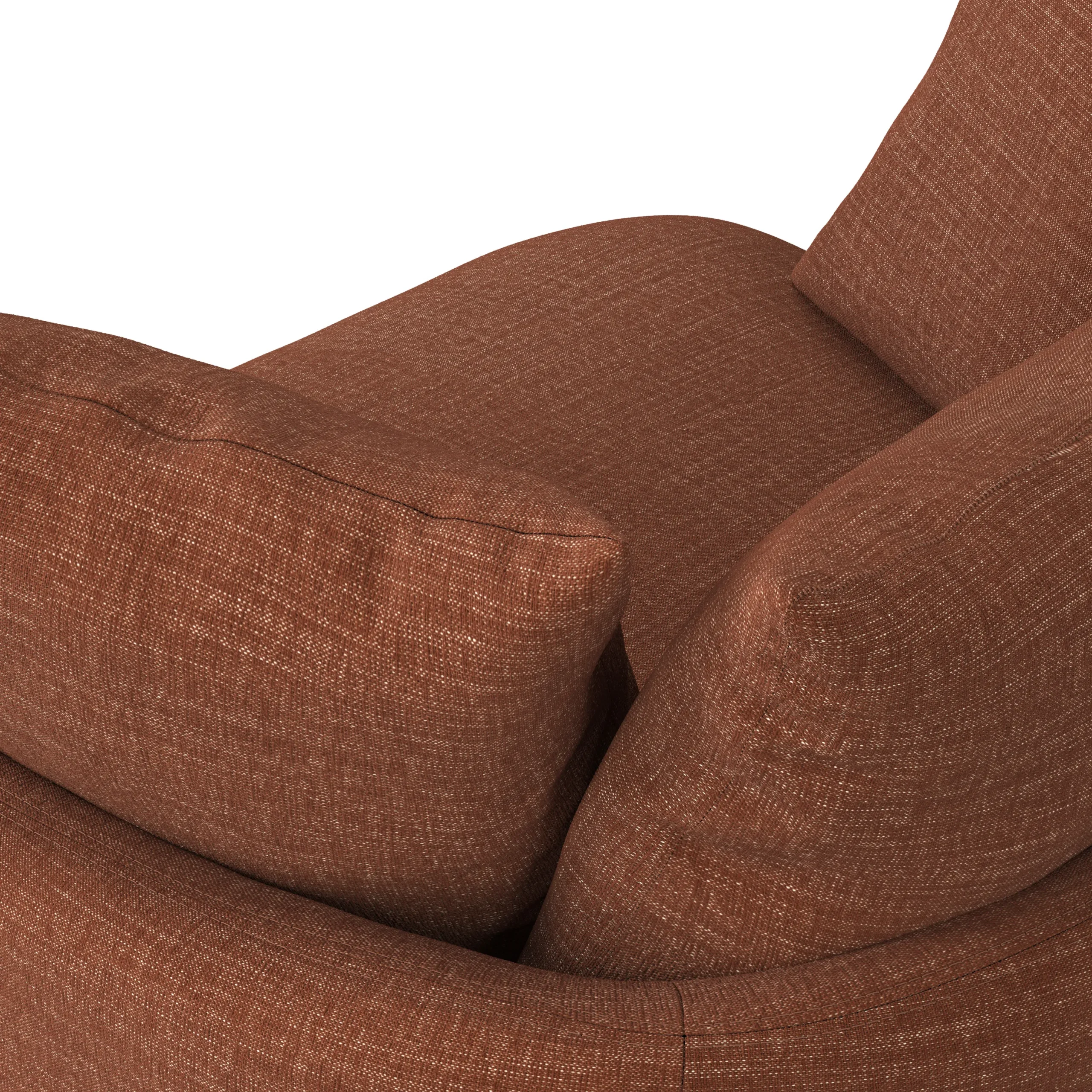 Leigh 47_ Grand Swivel Lounge Chair - Napa Rust - Image 7
