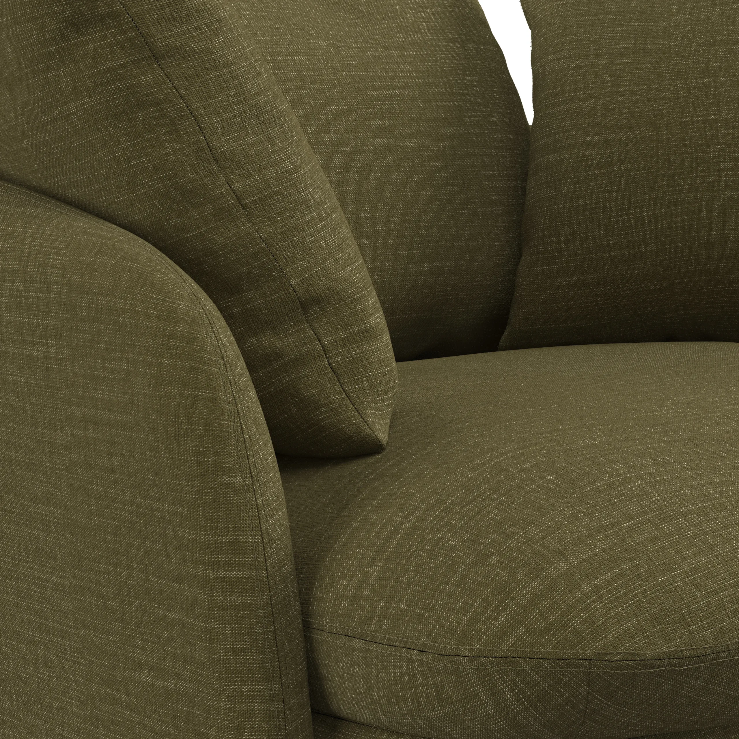 Leigh 47_ Grand Swivel Lounge Chair - Napa Moss - Image 10
