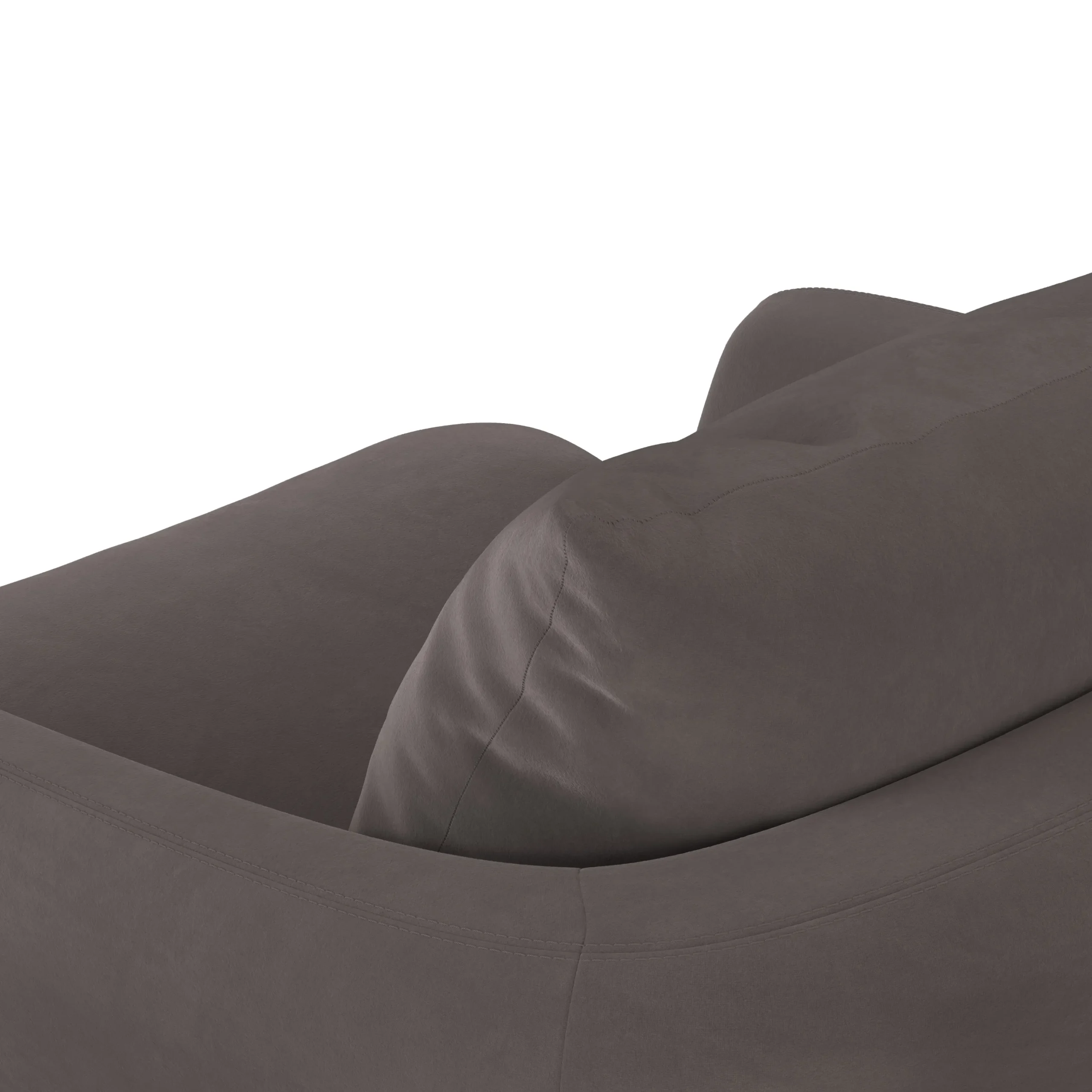 Leigh 33_ Velvet Swivel Lounge Chair - Hale Warm Gray - Image 9