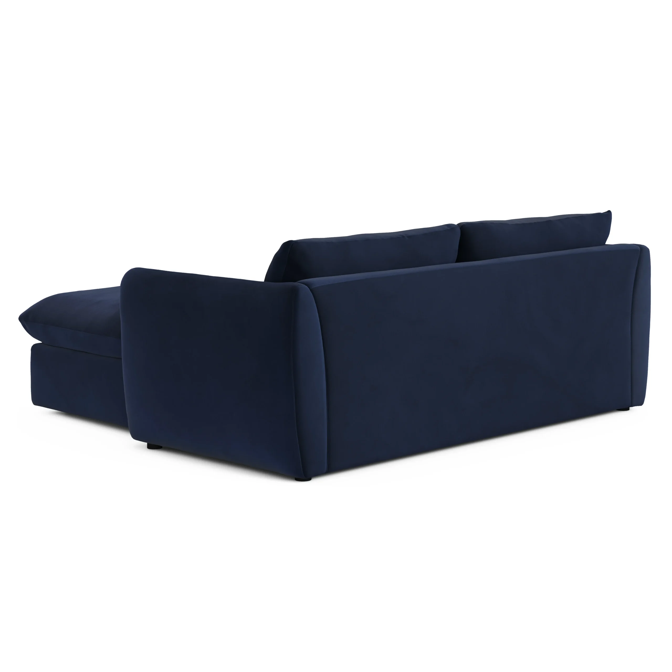 Leigh 86_ Velvet Reversible Storage Sectional - Hale Ink - Image 8