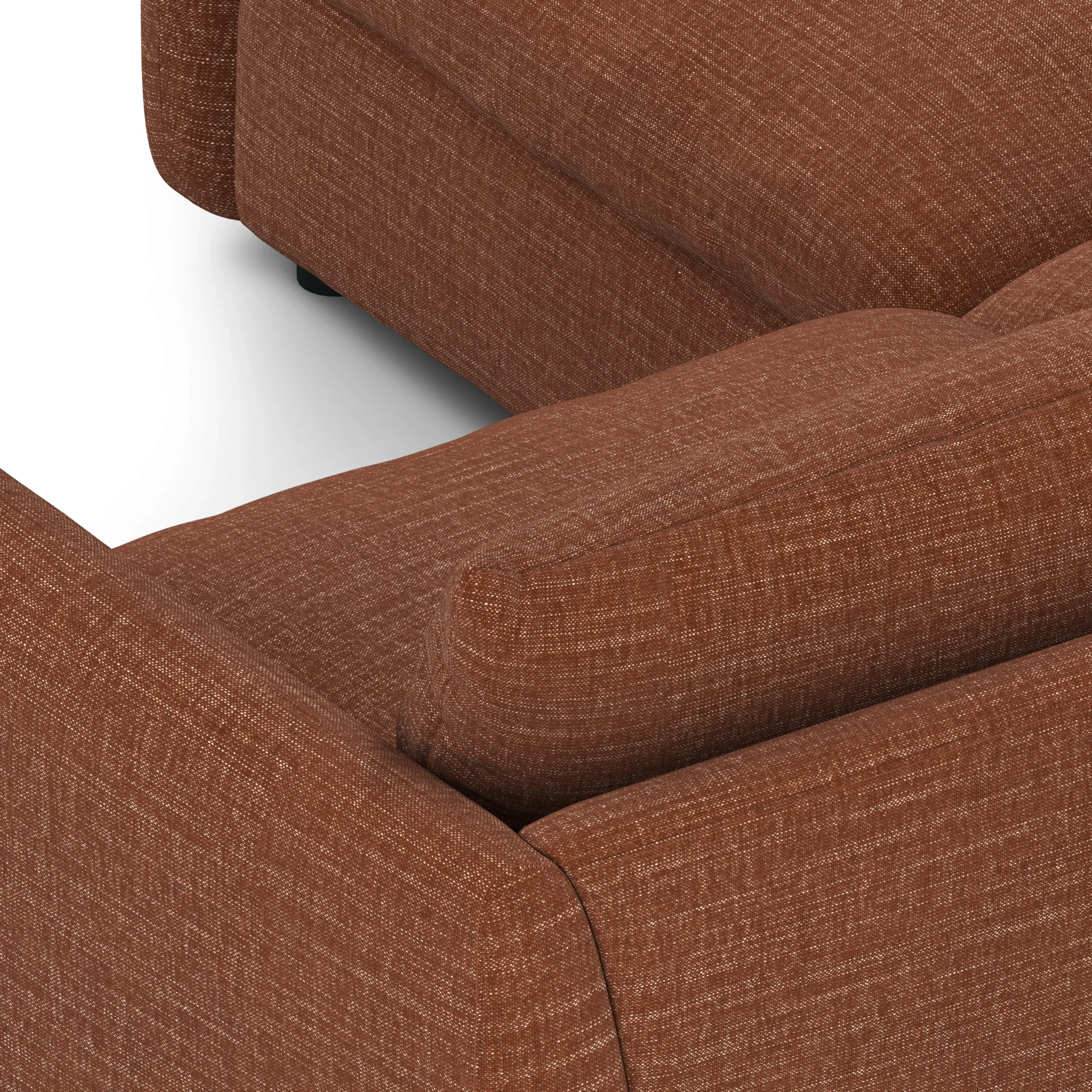 Leigh 87_ Modular Corner Sectional - Napa Rust - Image 8