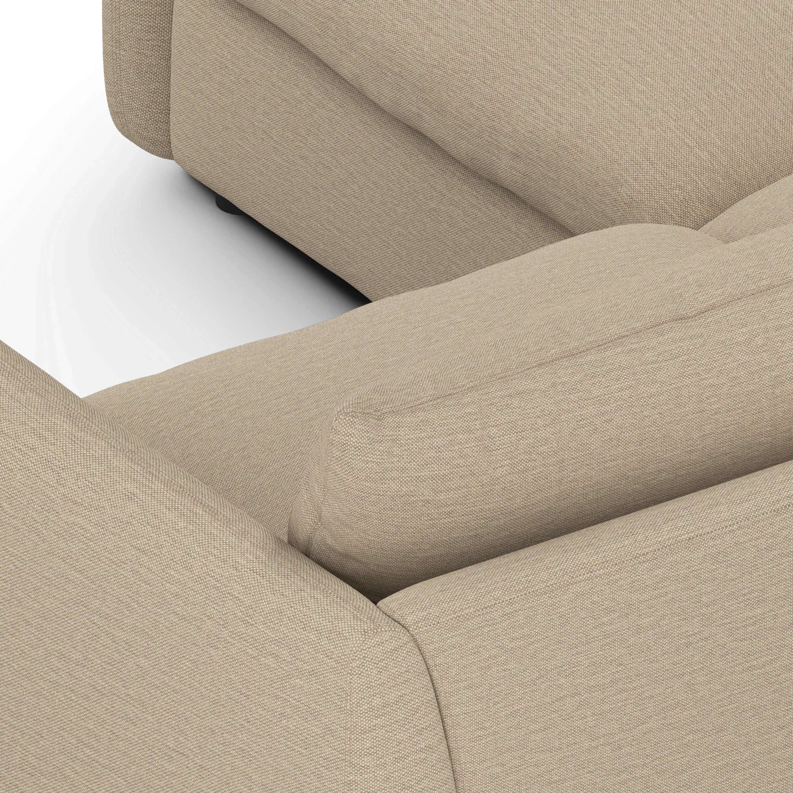 Leigh 87_ Modular Corner Sectional - Silver Taupe - Image 8