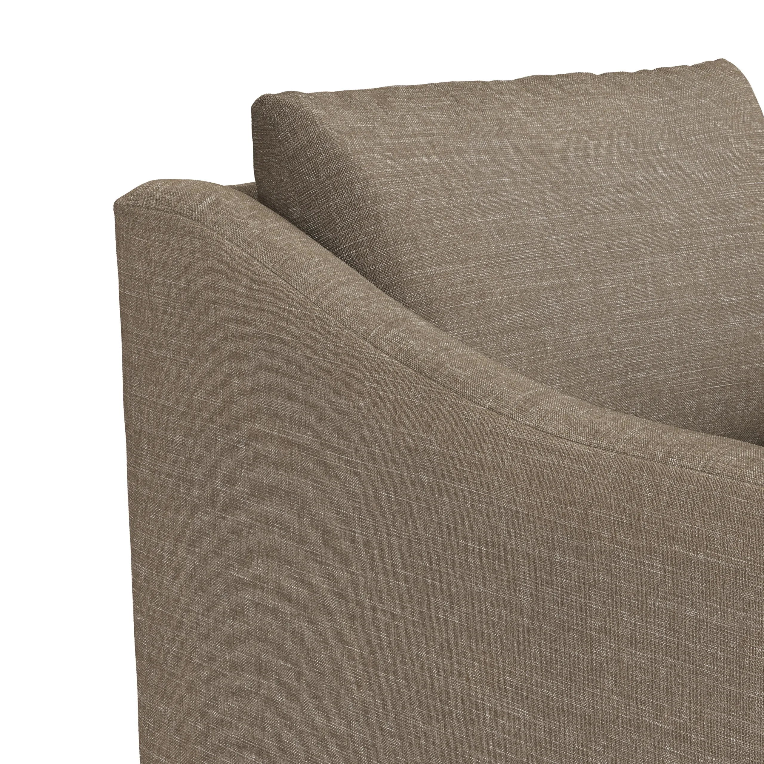 Landry 32.25_ Swivel Lounge Chair - Napa Taupe - Image 4
