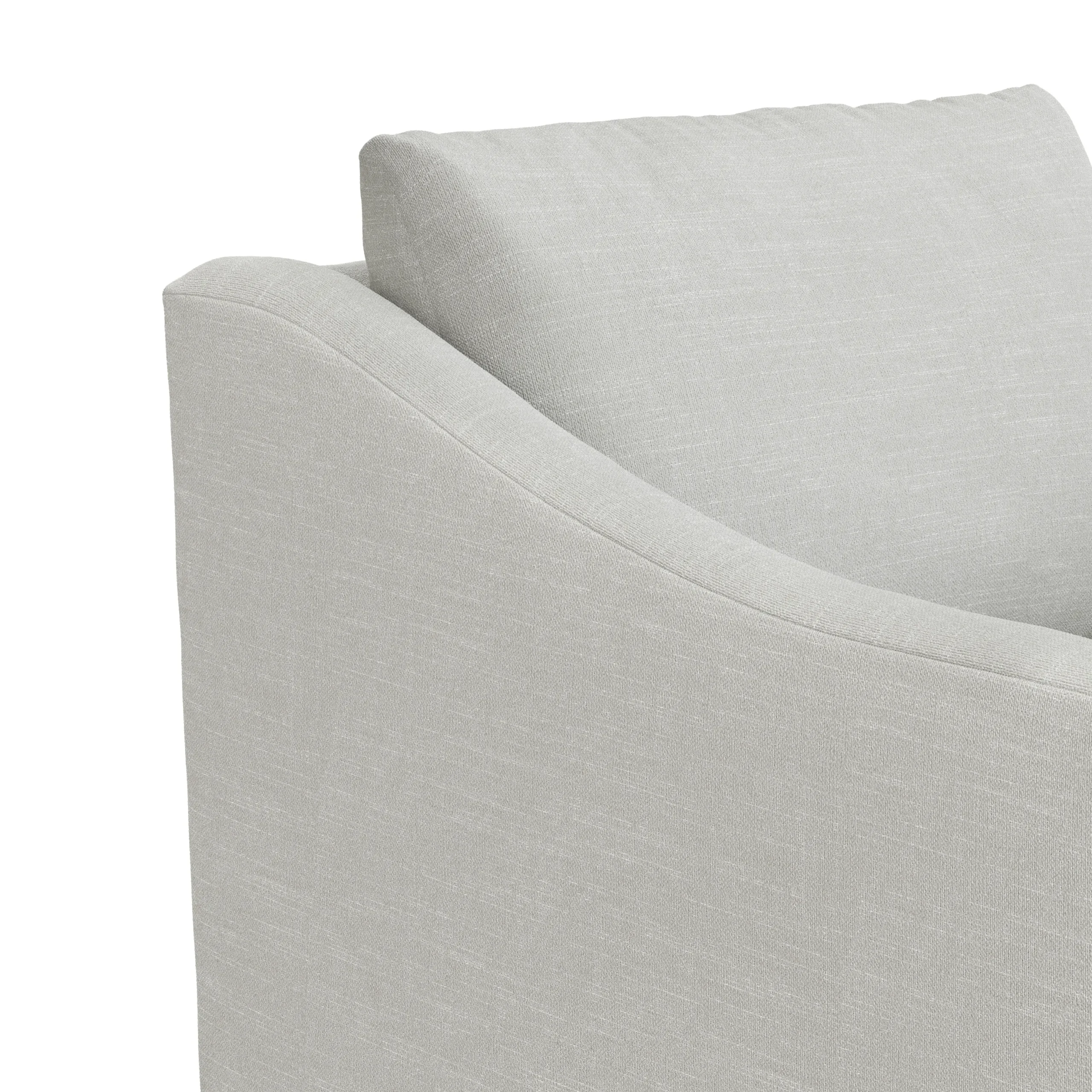 Landry 32.25_ Swivel Lounge Chair - Napa Dove - Image 4