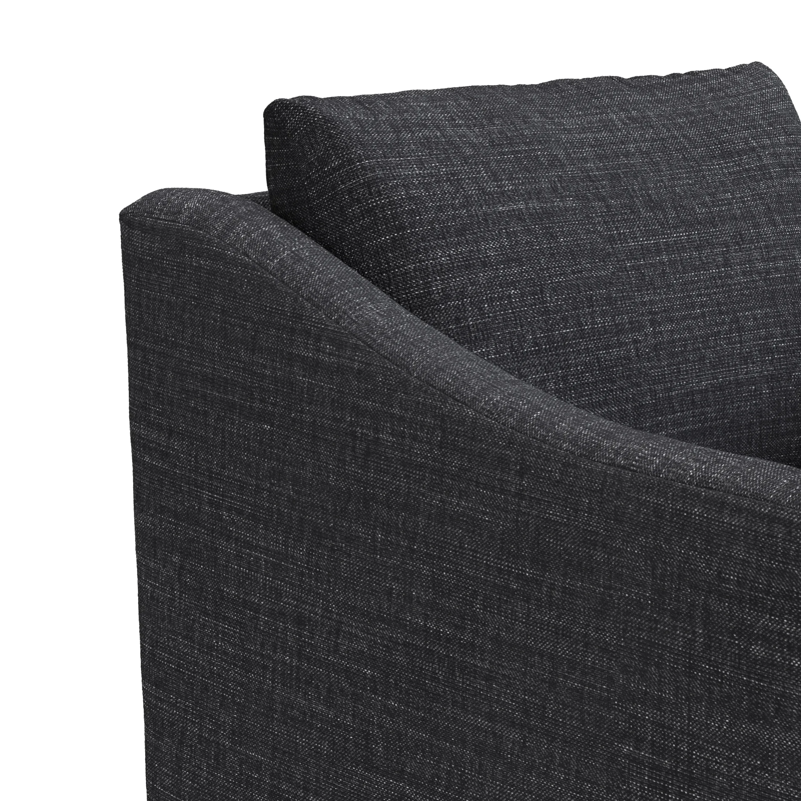 Landry 32.25_ Swivel Lounge Chair - Napa Charcoal - Image 9