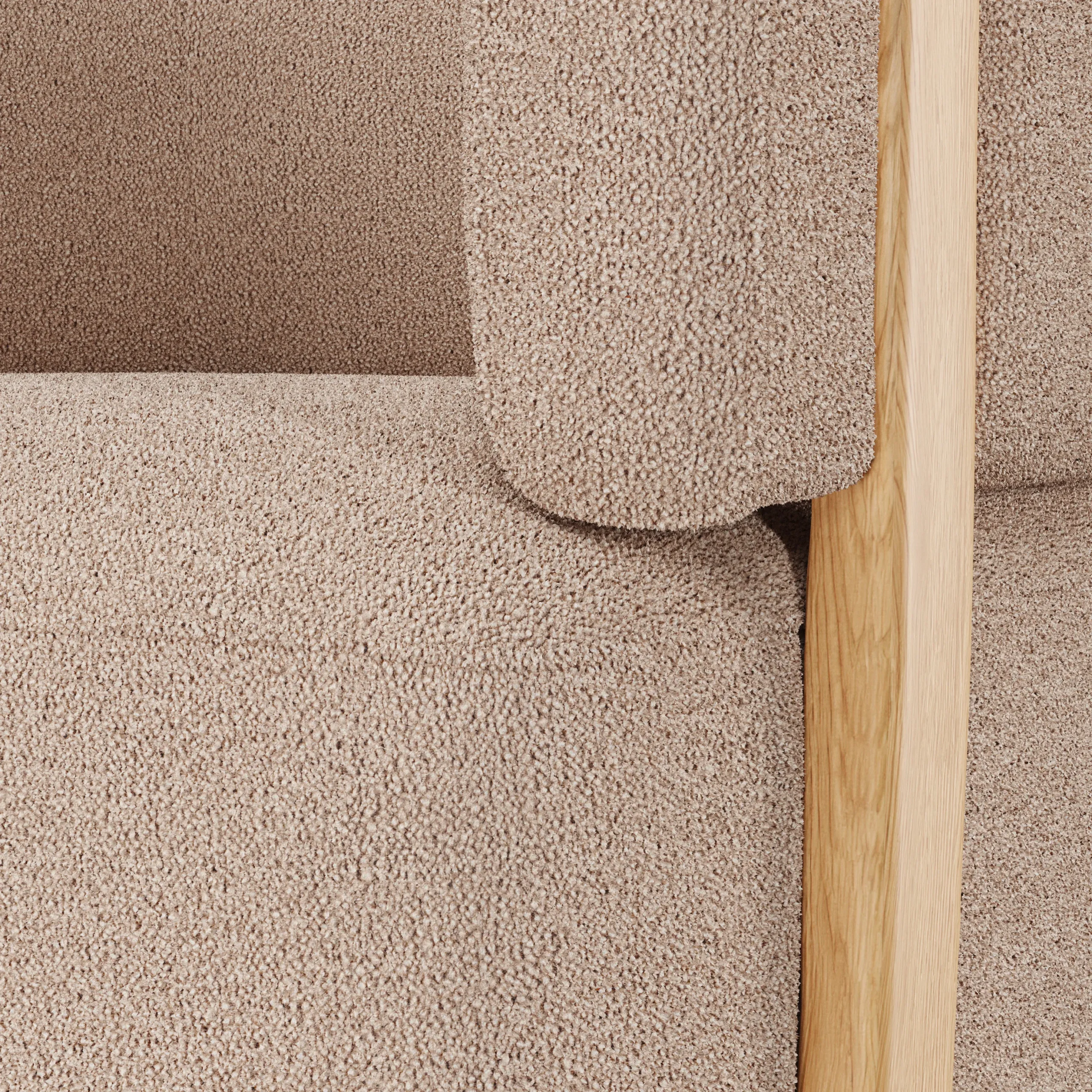 Julie 32_ Swivel Chair - Sandstone Wool Bouclé - Image 9