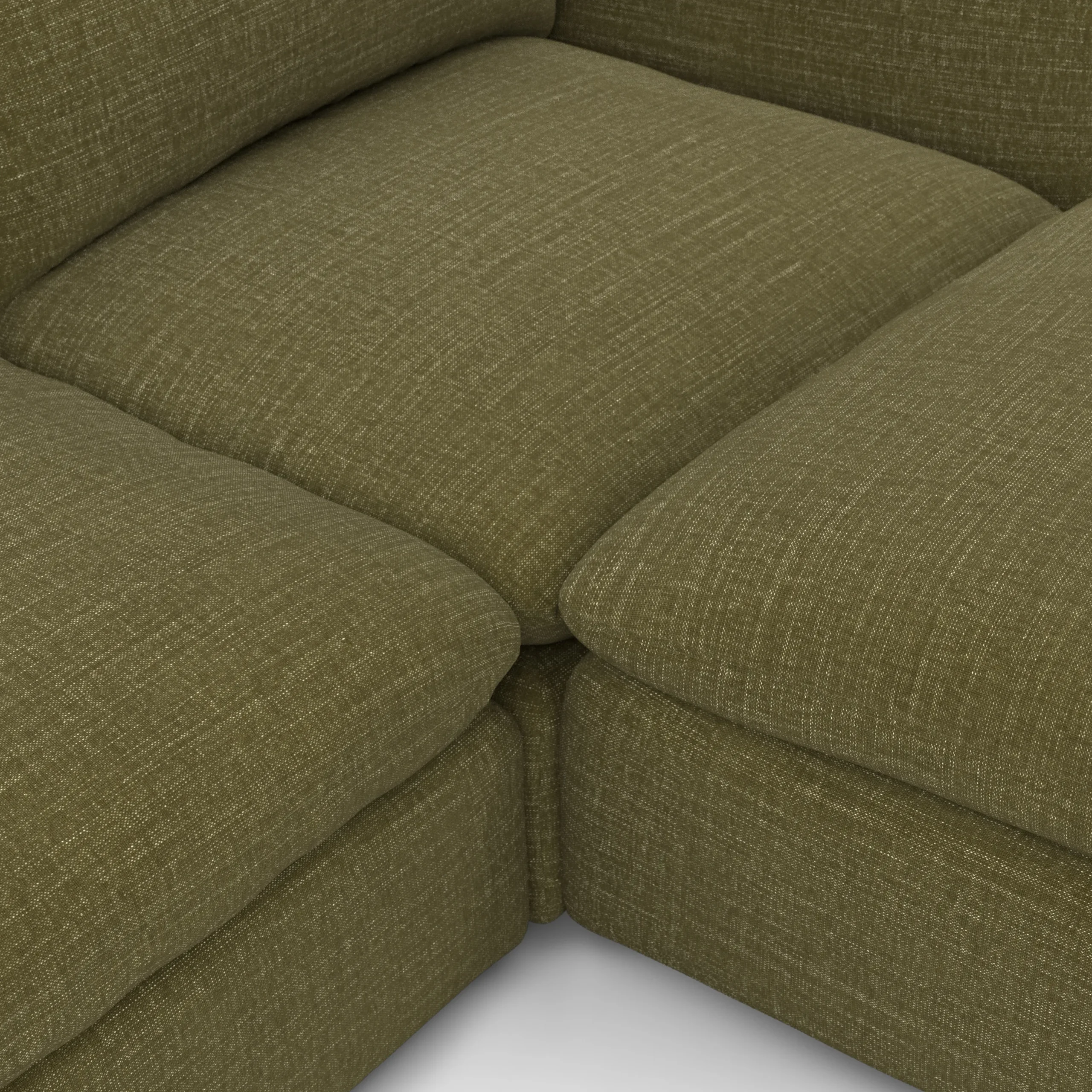 Leigh 92_ Modular Sectional - Napa Moss - Image 8