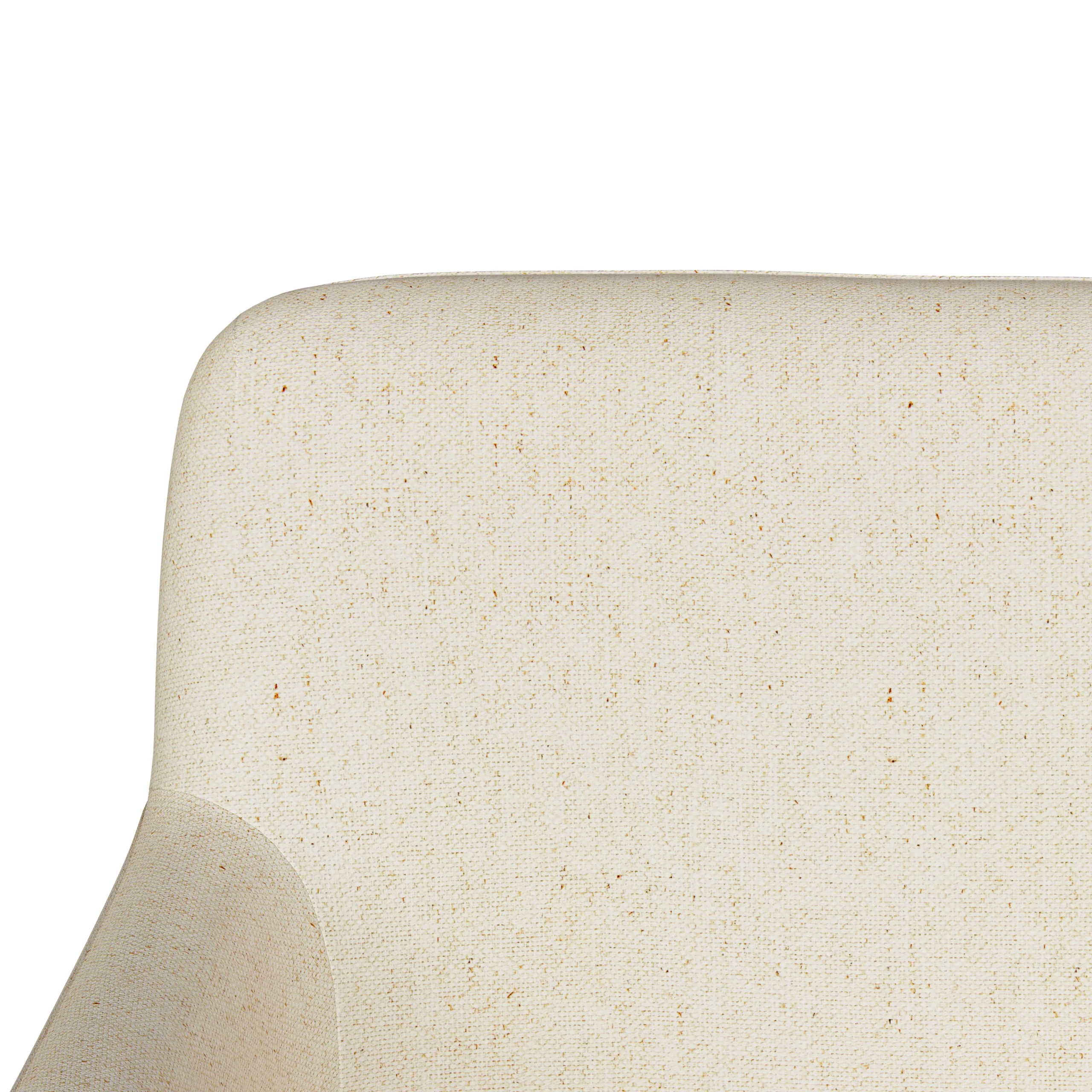 Rosin Dining Armchair - Natural Oak and Sand Ivory - Image 8
