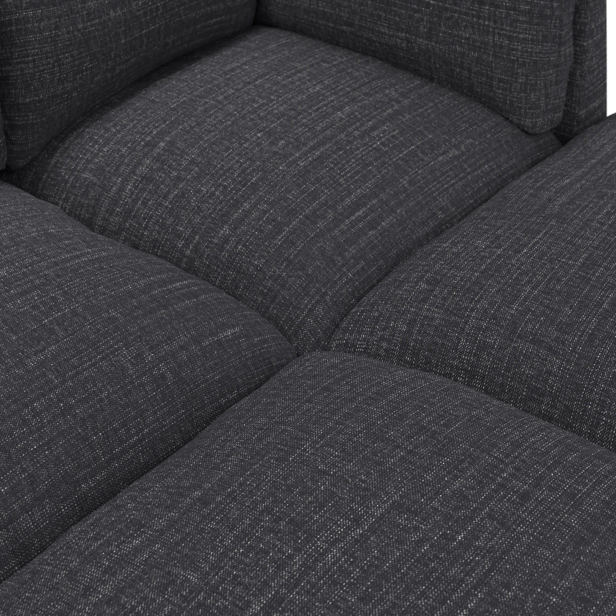 Leigh 121.5_ Modular Open Pit Sectional - Napa Charcoal - Image 8