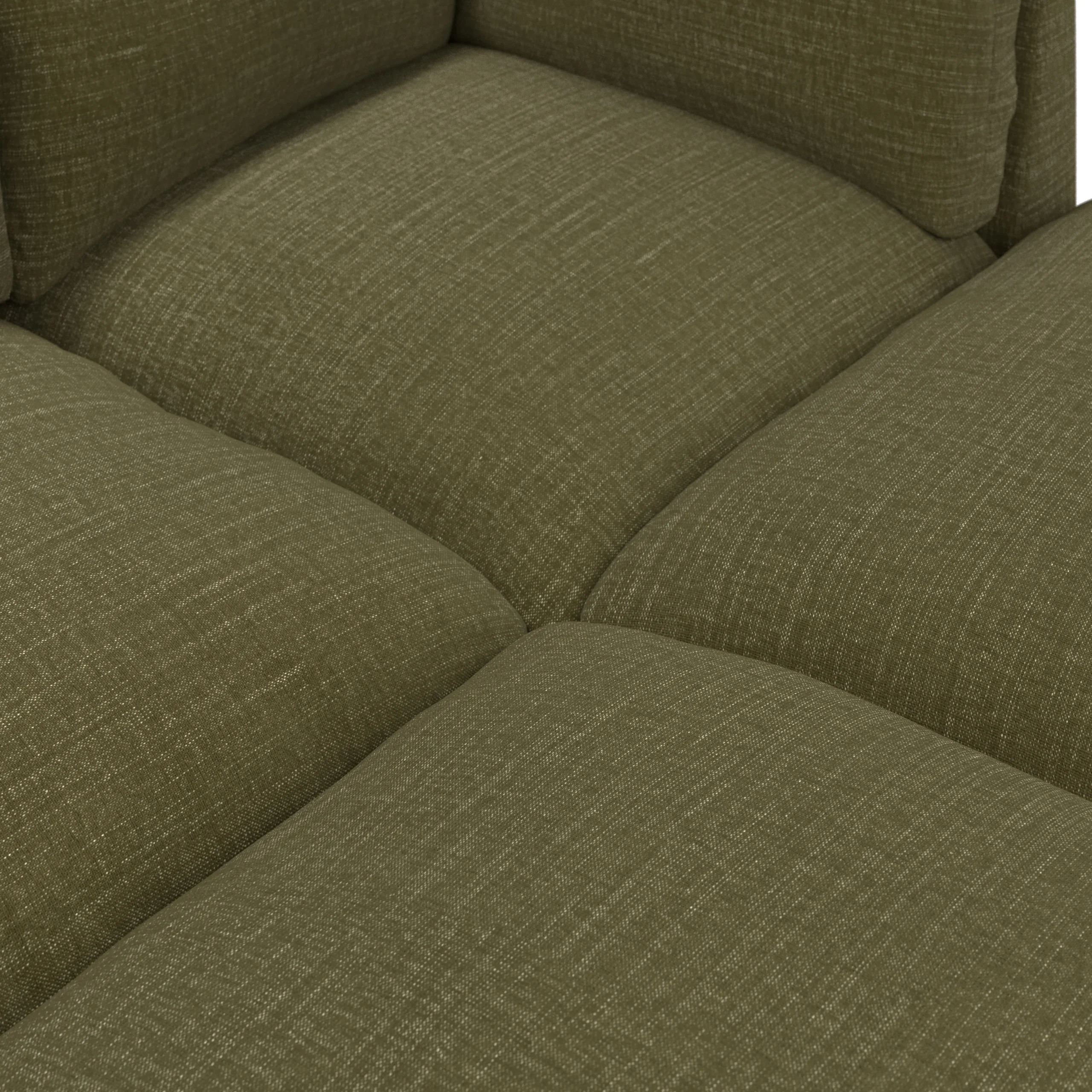 Leigh 121.5_ Modular Open Pit Sectional - Napa Moss - Image 8