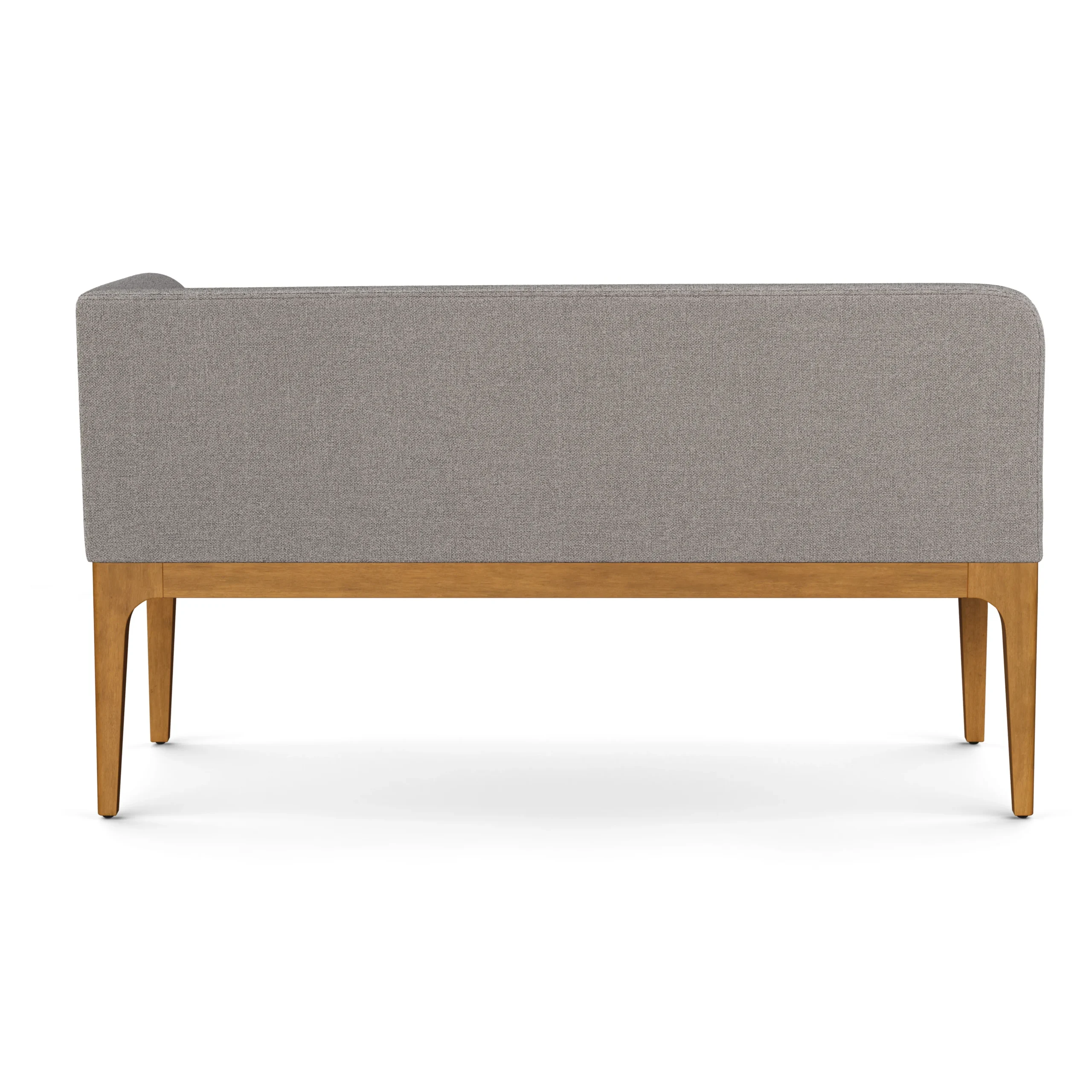 Right Corner Banquette - Smoked Oak and Hestia Gray - Image 8