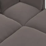 Leigh 121.5_ Velvet Modular Open Pit Sectional - Hale Warm Gray