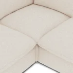 Leigh 126_ Modular Corner Sectional - Ivory Wool Bouclé
