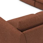 Leigh 126_ Modular Corner Sectional - Napa Rust