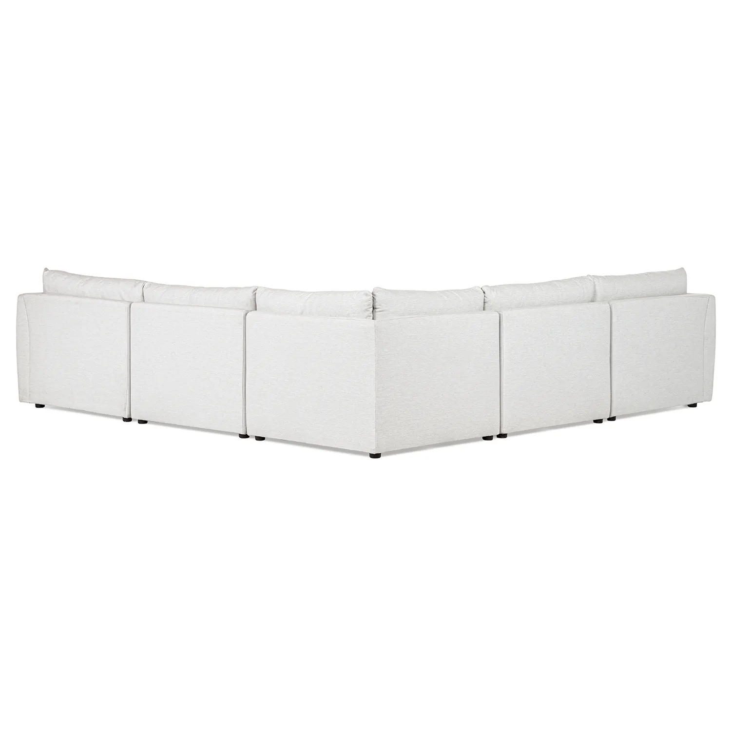 Leigh 126_ Modular Corner Sectional - Silver Ivory - Image 8