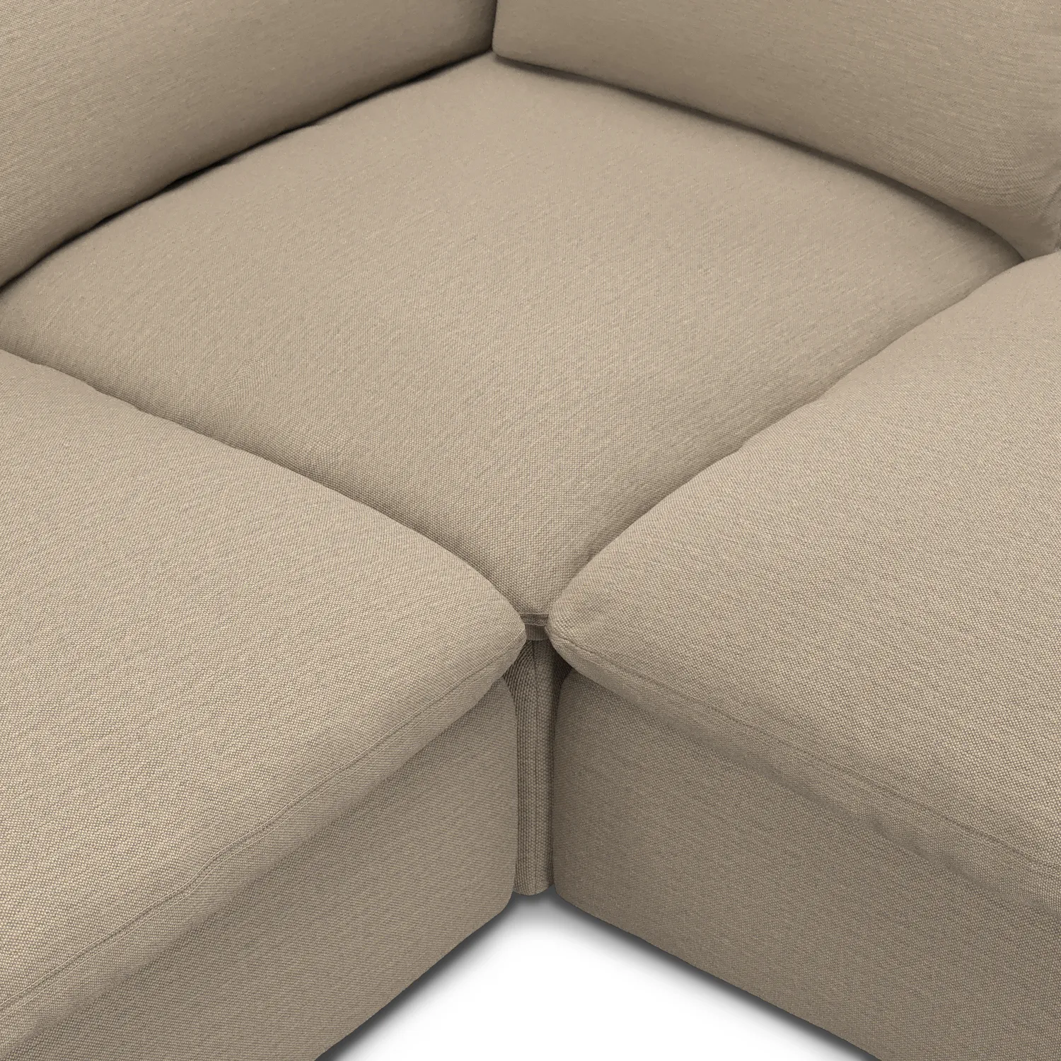 Leigh 126_ Modular Corner Sectional - Silver Taupe - Image 8