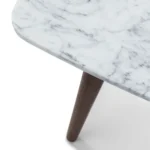 Vena Marble Side Table - Walnut