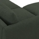 Leigh 131.5_ Modular Sectional - Green Wool Bouclé