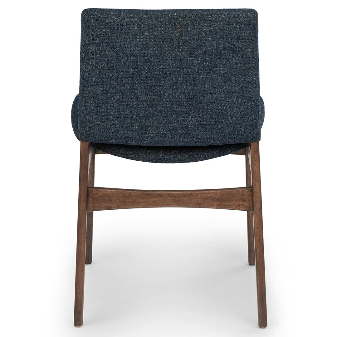 Nosh Dining Chair - Walnut and Denim Blue - Image 8