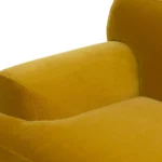 Abisko 42.5_ Velvet Lounge Chair - Plush Yarrow Gold