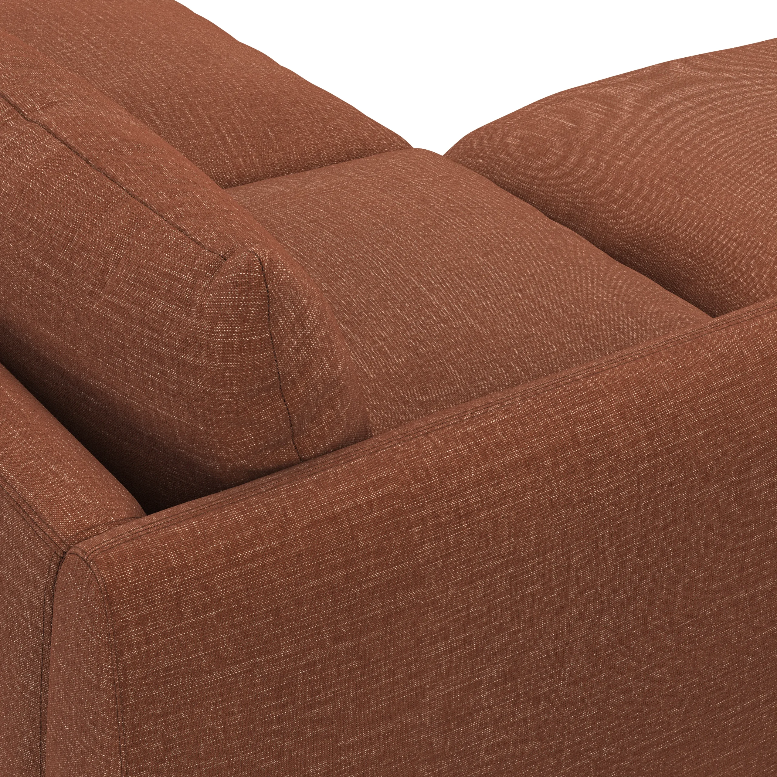 Leigh 131.5_ Modular Sectional - Napa Rust - Image 8