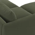 Bavel 28.5_ Leather Lounge Chair - Charme Green