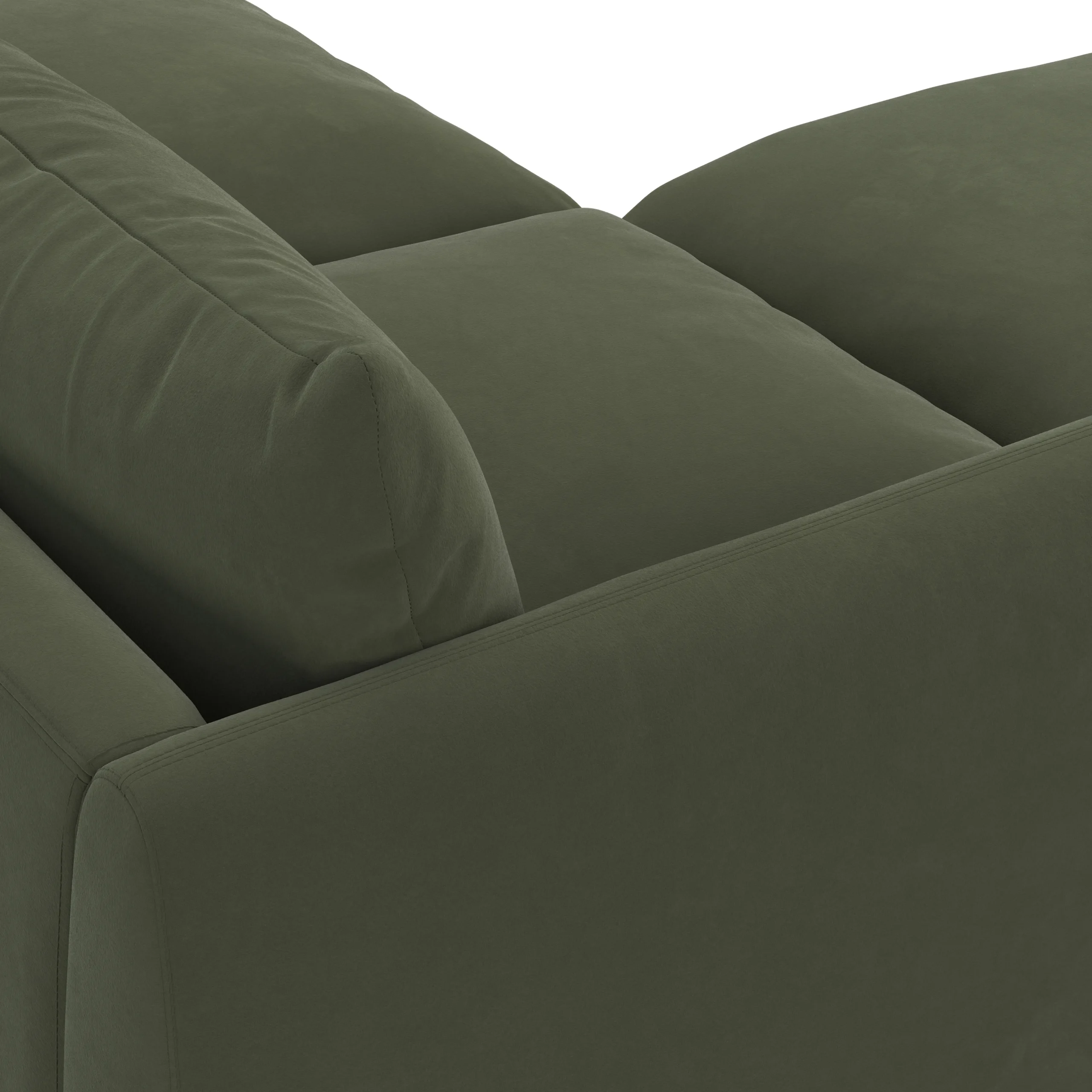 Bavel 28.5_ Leather Lounge Chair - Charme Green - Image 10