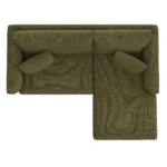 Marina 80_ Reversible Storage Sectional - Napa Moss