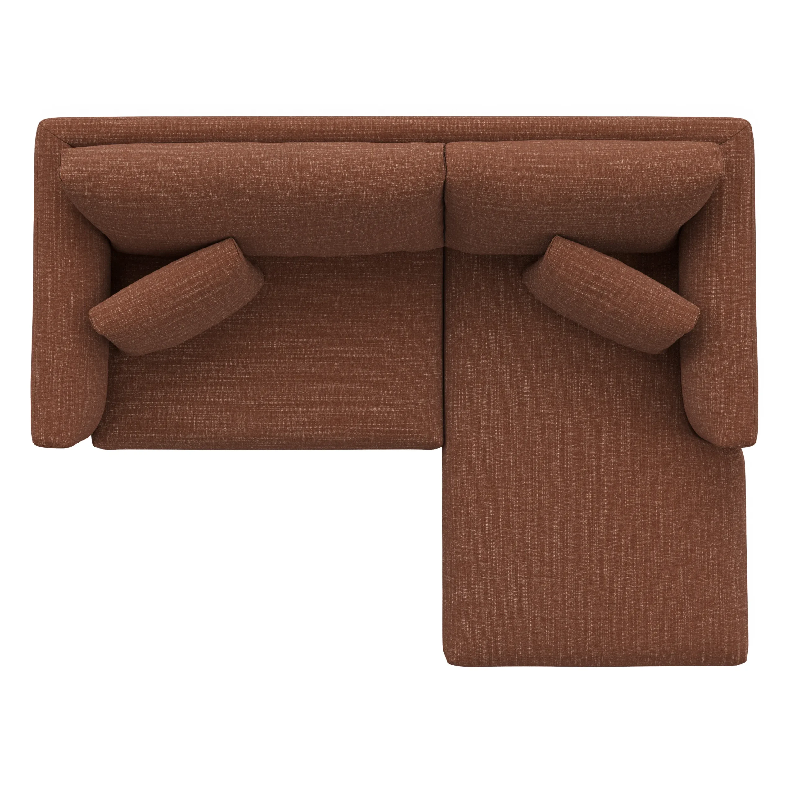 Marina 80_ Reversible Storage Sectional - Napa Rust - Image 8