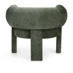 Everse 33.5_ Velvet Lounge Chair - Melange Green
